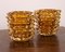 Italian Murano Glass Vase with Gold Leaf, Image 2