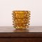 Italian Murano Glass Vase with Gold Leaf, Image 5