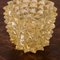 Italian Murano Glass Vase with Gold Leaf 8
