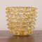 Italian Murano Glass Vase with Gold Leaf 2