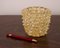 Italian Murano Glass Vase with Gold Leaf 6