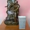 Antique French Spelter Neptune Clock and Vases by L & F Moreau, Set of 3, Image 25