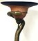 Lámpara de pie Patte De Verre Cobra Snake de bronce de Edgar Brandt, años 20, Imagen 8