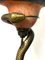 Lámpara de pie Patte De Verre Cobra Snake de bronce de Edgar Brandt, años 20, Imagen 14