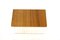 Scandinavian Wall Shelf in Elm and White Metal, 1960, Image 2