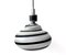 Zebra or Swirl Pendant Lamp 1