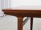 Mid-Century Rectangular Extendable Dining Table in Teak attributed to Johannes Andersen for Uldum, 1960s 5