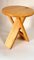 Französischer Klapphocker aus Holz von Adrian Reed, 1970 7