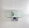 Mesa de centro Jorn de acero cromado y cristal plateado Mod. 3102 de Giuseppe Raimondi para Cristal Art, Italia, años 70, Imagen 6