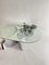 Mesa de centro Jorn de acero cromado y cristal plateado Mod. 3102 de Giuseppe Raimondi para Cristal Art, Italia, años 70, Imagen 9