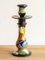 Regina Gouda Rosaria Candlestick, Vibrant Abstract, Mid-Century Dutch Pottery, Image 2