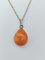 Vintage Baltic Amber with Silver Pendant and Chain 7