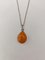 Vintage Baltic Amber with Silver Pendant and Chain 3