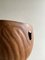 Joel Parkes, Large Carved Sculpture Bowl, Wood with Gold Leaf Accents, 21st Century, Image 8