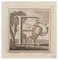 Luigi Vanvitelli, Letter E, Etching, 18th Century 1