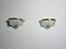 French Art Deco Brass and Aluminium Sconces, France, 1940s, Set of 2 2