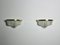 French Art Deco Brass and Aluminium Sconces, France, 1940s, Set of 2 5