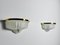 French Art Deco Brass and Aluminium Sconces, France, 1940s, Set of 2 9