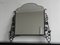 Art Deco Mirror with Faceted Glass in a Steel Frame 4