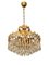 Lustre Style Empire en Cristal, Europe Centrale, 1950s 3