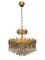 Lustre Style Empire en Cristal, Europe Centrale, 1950s 7