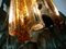 Applique grande brutalista in ferro e vetro di Murano, anni '60, Immagine 21