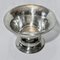 Swedish Art Deco Bowl in Nickel, Silver and Oak from Gab Eskilstuna, 1930s 3