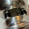 Swedish Art Deco Bowl in Nickel, Silver and Oak from Gab Eskilstuna, 1930s 6