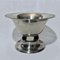 Swedish Art Deco Bowl in Nickel, Silver and Oak from Gab Eskilstuna, 1930s 1