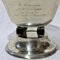 Swedish Art Deco Bowl in Nickel, Silver and Oak from Gab Eskilstuna, 1930s 7