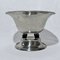 Swedish Art Deco Bowl in Nickel, Silver and Oak from Gab Eskilstuna, 1930s 2