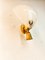 Italian Brass Wall Light 8