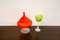 Decorative Cup and Jar in Satin Murano Glass, 1960s, Set of 2 2
