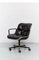 Mid-Century Leather Executive Chair by Charles Pollock for Knoll International 1