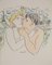 Léonard Tsuguharu Foujita, Lovers in Paris, Original Engraving 1
