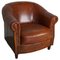 Vintage Dutch Cognac Leather Club Chair 1
