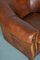 Vintage Dutch Cognac Leather Club Chair 10