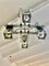 Chandelier in Murano Glass with Chrome attributed to Gaetano Sciolari, Italy, 1970s 2