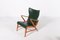 Set of Architectural Swedish Armchairs by Axel Larsson, 1950s 5