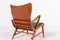 Set of Architectural Swedish Armchairs by Axel Larsson, 1950s 7