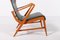 Set of Architectural Swedish Armchairs by Axel Larsson, 1950s 8