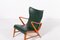 Set of Architectural Swedish Armchairs by Axel Larsson, 1950s 6