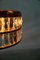 Vintage Glass Hanging Lamp in Crystal & Brass, 1960s 24