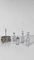 Vintage Silver-Plated Cruet Set with Cut and Beveled Crystal Glass Bottles, 1950s, Set of 5 4