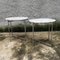 Oval Coffee Tables in Chromed Steel and Marble, Italy, 1960s, Set of 2 2