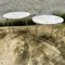 Oval Coffee Tables in Chromed Steel and Marble, Italy, 1960s, Set of 2, Image 4