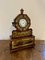 Antique Regency Rosewood Brass Inlaid Mantle Clock, 1820 3