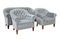 Antique Buttonback Sofa and Chairs, 1900, Set of 3 1
