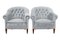 Antique Buttonback Sofa and Chairs, 1900, Set of 3 2