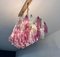 Lampadario Poliedri di Murano in vetro trasparente e ametista di Carlo Scarpa, anni '90, Immagine 17